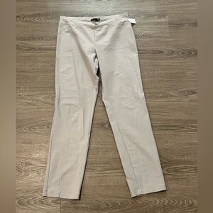 Eileen Fisher women’s pull on ponte pants Cream Chinos